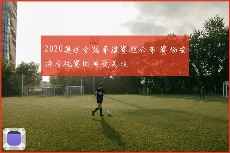 2020奥运会跆拳道赛程公布 赛场安排与观赛时间受关注